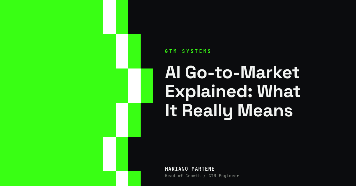 AI Go-to-Market Explained: What It Really Means