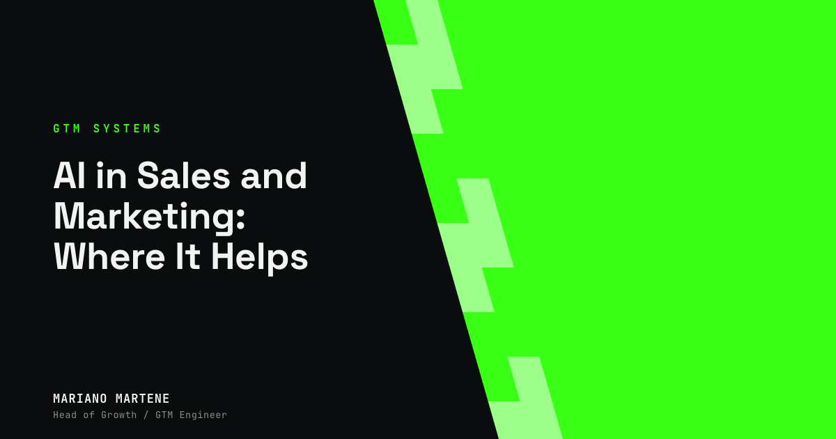AI in Sales and Marketing: Where It Helps