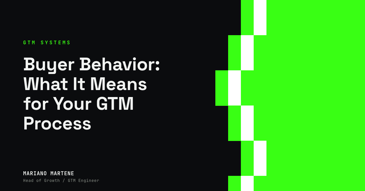 Buyer Behavior: What It Means for Your GTM Process