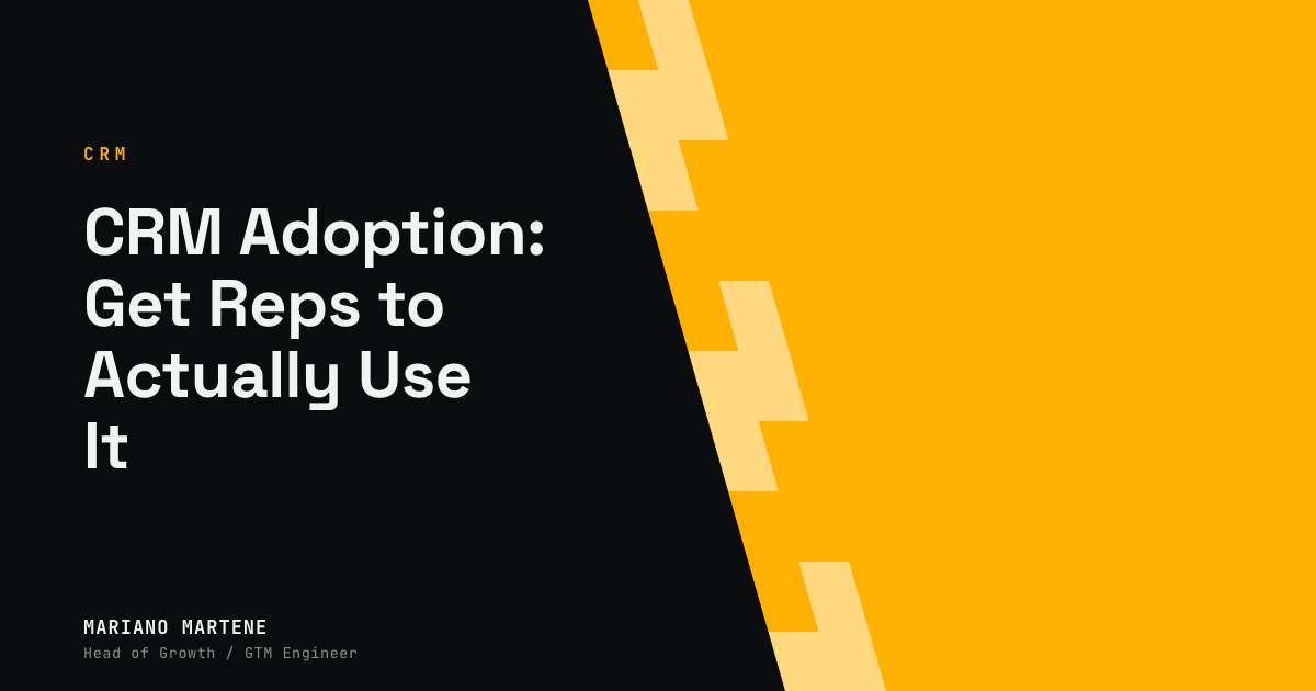 CRM Adoption: Get Reps to Actually Use It