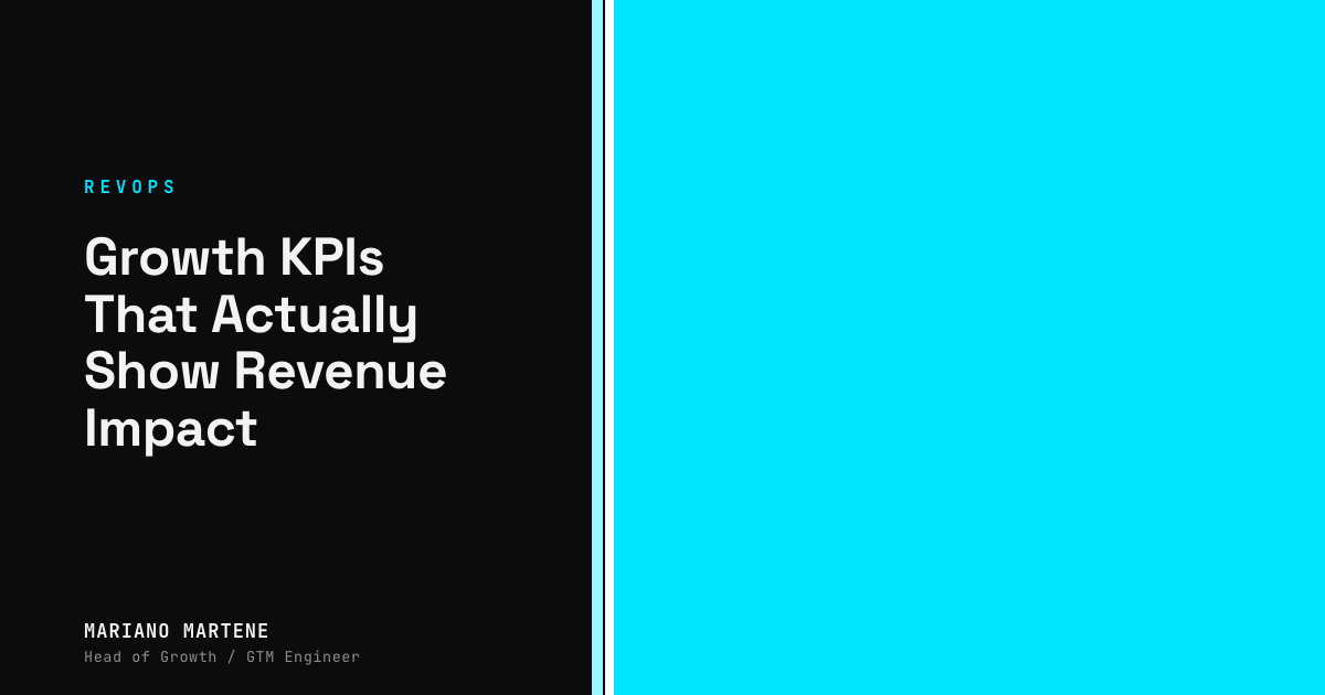 Growth KPIs That Actually Show Revenue Impact