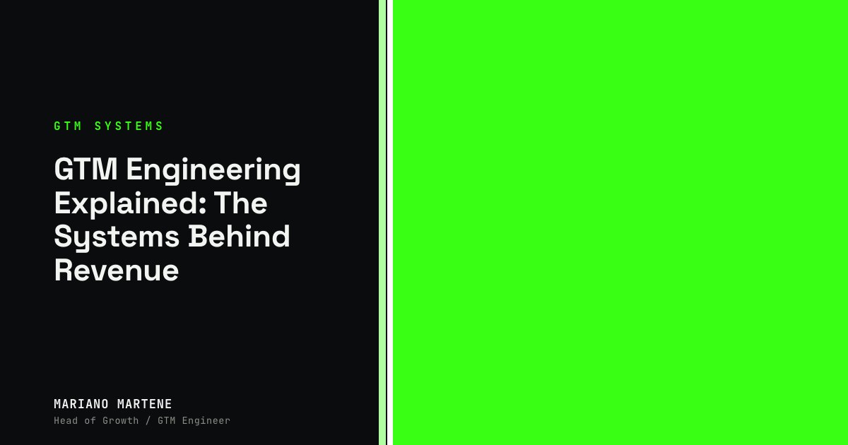 GTM Engineering Explained: The Systems Behind Revenue