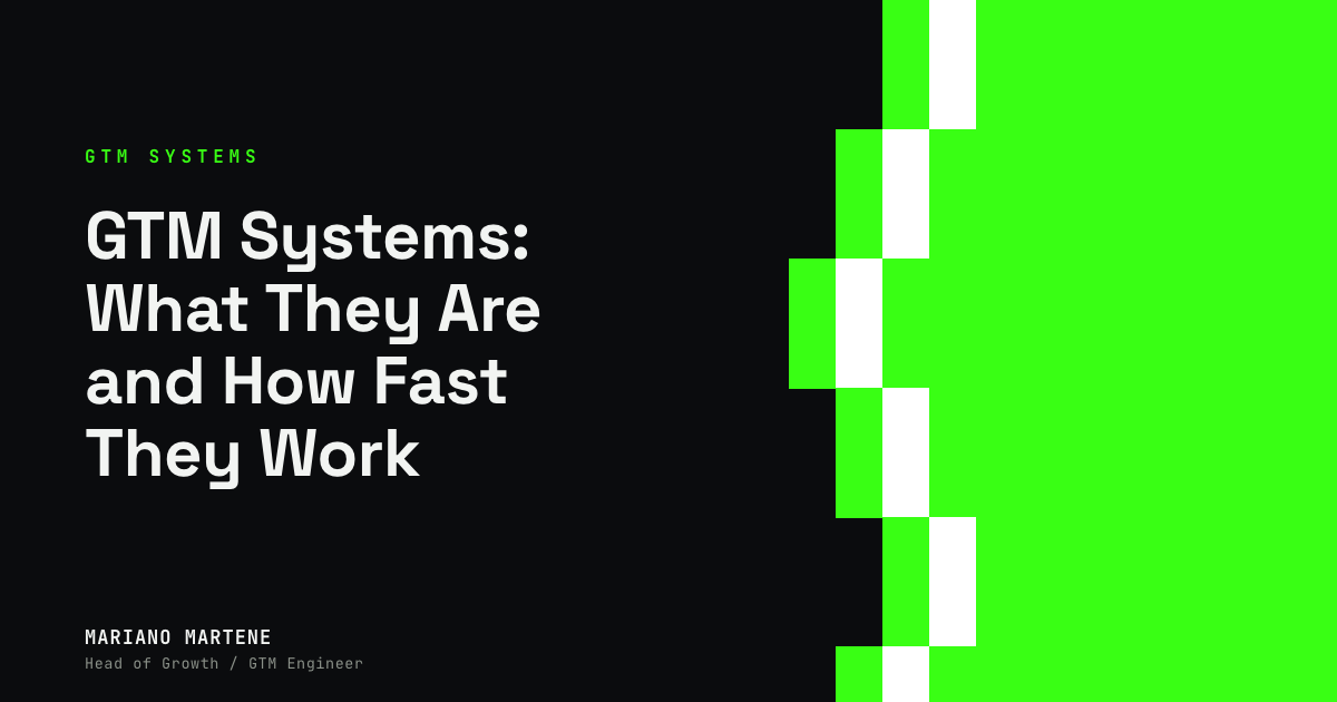 GTM Systems: What They Are and How Fast They Work